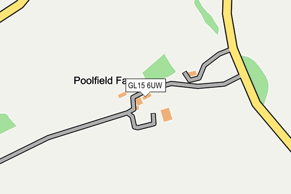 GL15 6UW map - OS OpenMap – Local (Ordnance Survey)