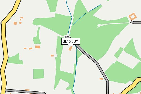 GL15 6UY map - OS OpenMap – Local (Ordnance Survey)