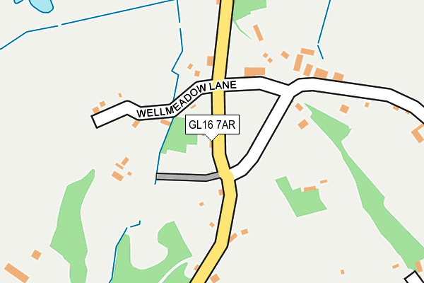 GL16 7AR map - OS OpenMap – Local (Ordnance Survey)