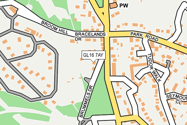 GL16 7AY map - OS OpenMap – Local (Ordnance Survey)