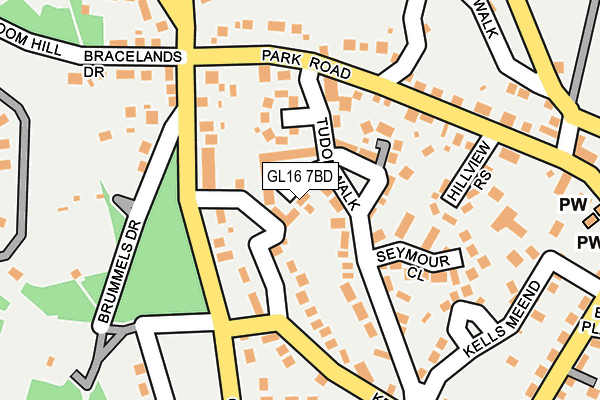 GL16 7BD map - OS OpenMap – Local (Ordnance Survey)