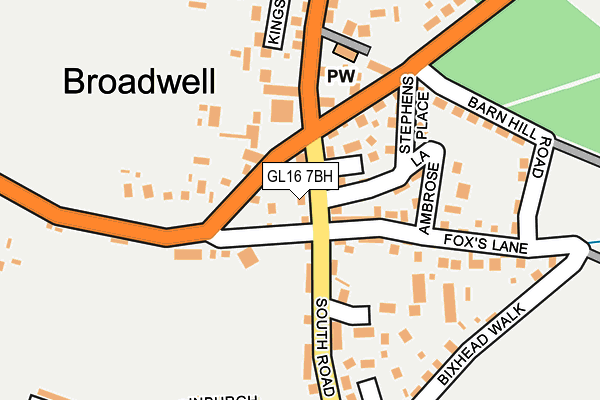 GL16 7BH map - OS OpenMap – Local (Ordnance Survey)