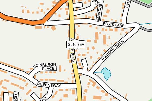 GL16 7EA map - OS OpenMap – Local (Ordnance Survey)