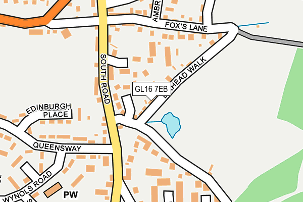 GL16 7EB map - OS OpenMap – Local (Ordnance Survey)