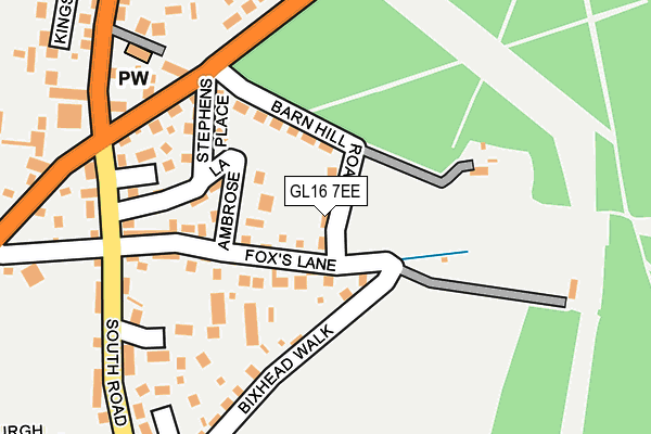 GL16 7EE map - OS OpenMap – Local (Ordnance Survey)
