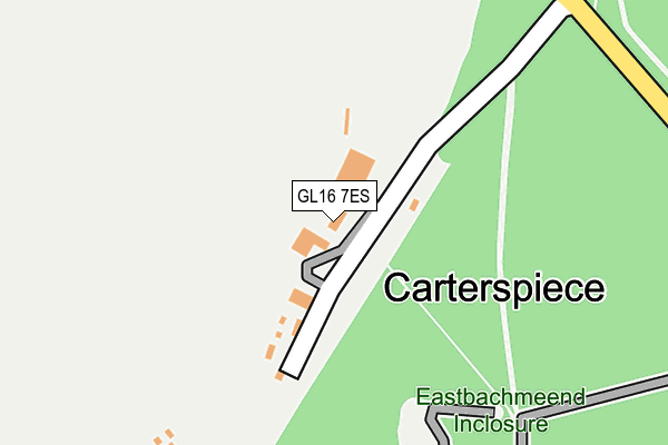 GL16 7ES map - OS OpenMap – Local (Ordnance Survey)