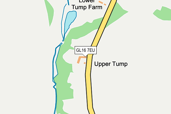 GL16 7EU map - OS OpenMap – Local (Ordnance Survey)