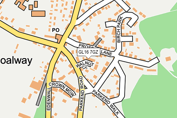 GL16 7GZ map - OS OpenMap – Local (Ordnance Survey)