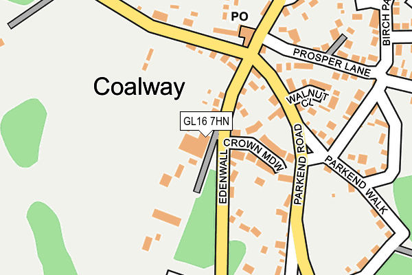 GL16 7HN map - OS OpenMap – Local (Ordnance Survey)