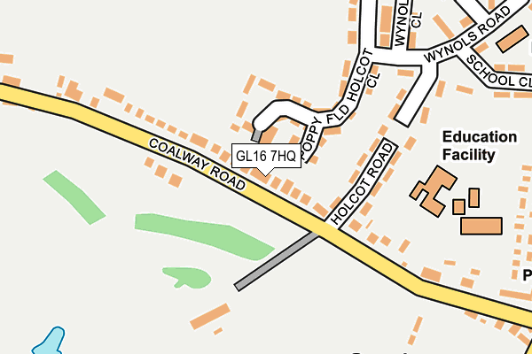 GL16 7HQ map - OS OpenMap – Local (Ordnance Survey)