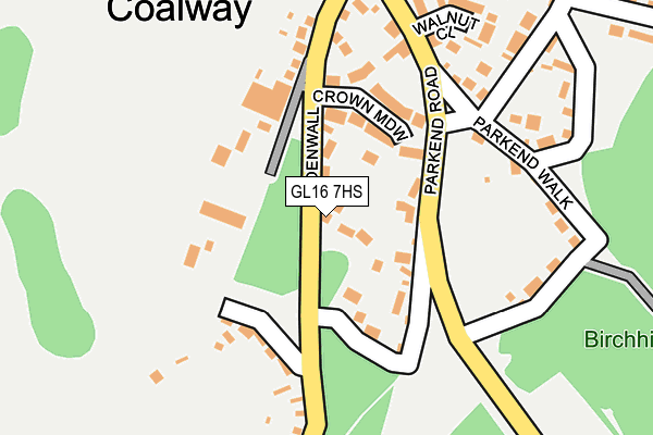 GL16 7HS map - OS OpenMap – Local (Ordnance Survey)