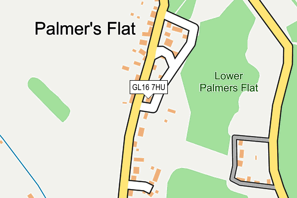 GL16 7HU map - OS OpenMap – Local (Ordnance Survey)