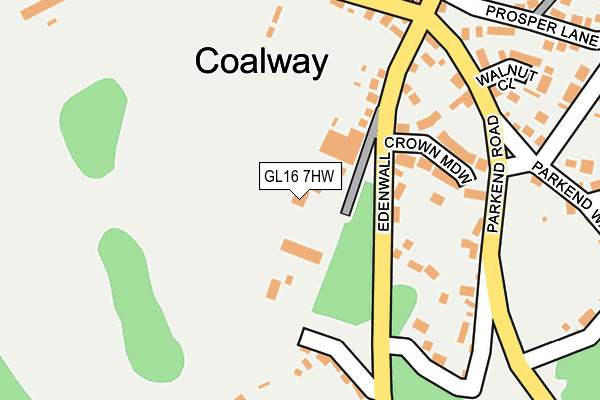 GL16 7HW map - OS OpenMap – Local (Ordnance Survey)