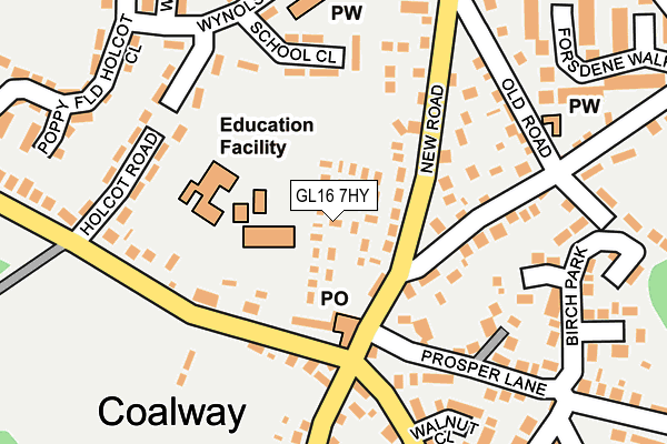 GL16 7HY map - OS OpenMap – Local (Ordnance Survey)