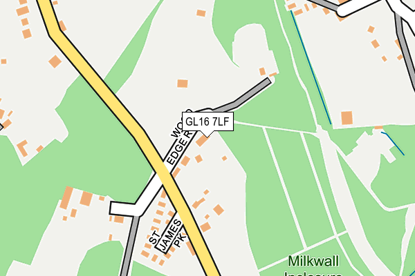GL16 7LF map - OS OpenMap – Local (Ordnance Survey)