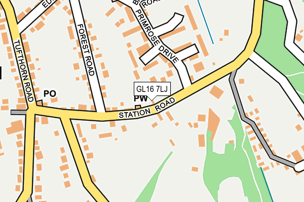 Map of CRYSTAL TRAVEL LTD. at local scale