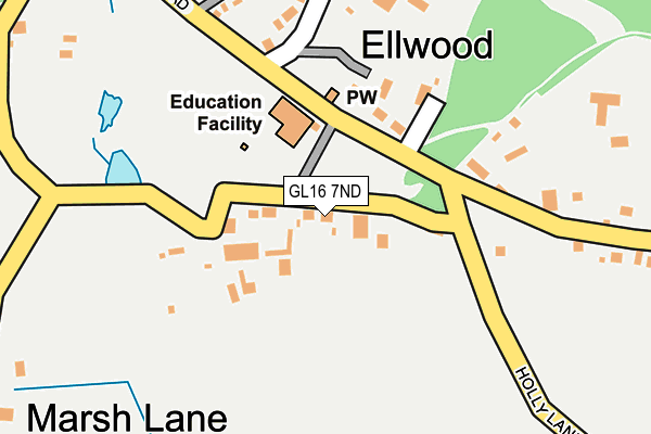 GL16 7ND map - OS OpenMap – Local (Ordnance Survey)