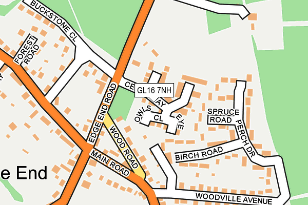 GL16 7NH map - OS OpenMap – Local (Ordnance Survey)