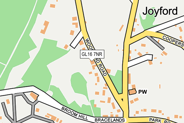 GL16 7NR map - OS OpenMap – Local (Ordnance Survey)