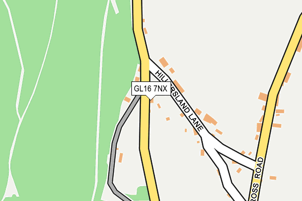 GL16 7NX map - OS OpenMap – Local (Ordnance Survey)