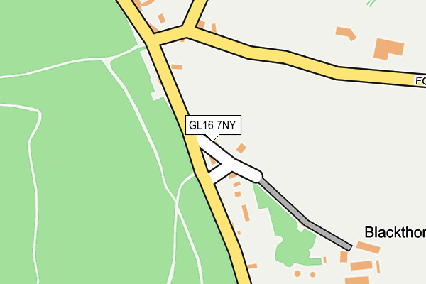 GL16 7NY map - OS OpenMap – Local (Ordnance Survey)