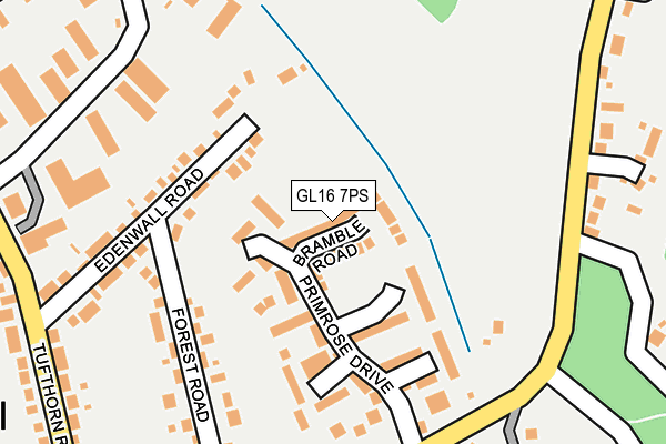 GL16 7PS map - OS OpenMap – Local (Ordnance Survey)