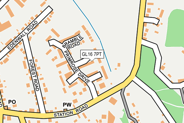 GL16 7PT map - OS OpenMap – Local (Ordnance Survey)