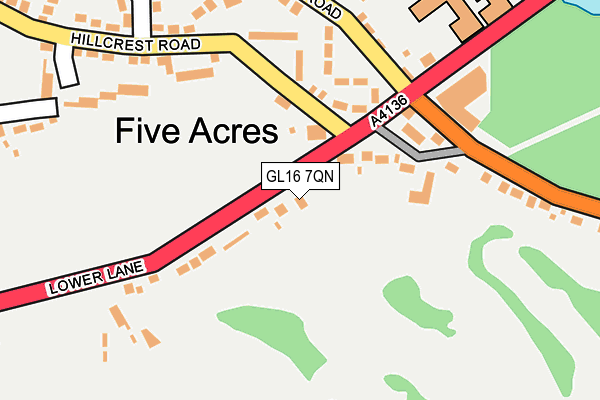 GL16 7QN map - OS OpenMap – Local (Ordnance Survey)