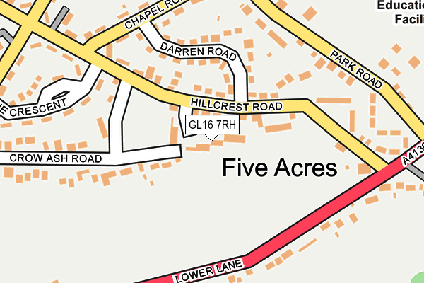 GL16 7RH map - OS OpenMap – Local (Ordnance Survey)