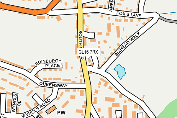 GL16 7RX map - OS OpenMap – Local (Ordnance Survey)