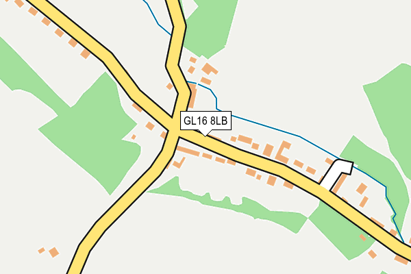 GL16 8LB map - OS OpenMap – Local (Ordnance Survey)
