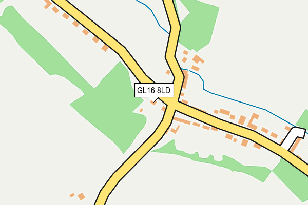 GL16 8LD map - OS OpenMap – Local (Ordnance Survey)