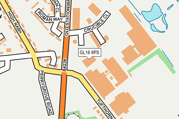 GL16 8PS map - OS OpenMap – Local (Ordnance Survey)
