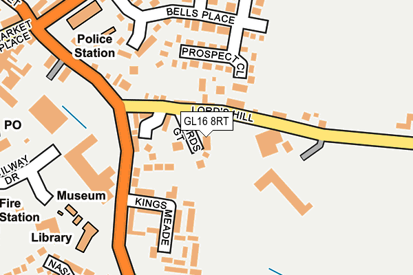 GL16 8RT map - OS OpenMap – Local (Ordnance Survey)