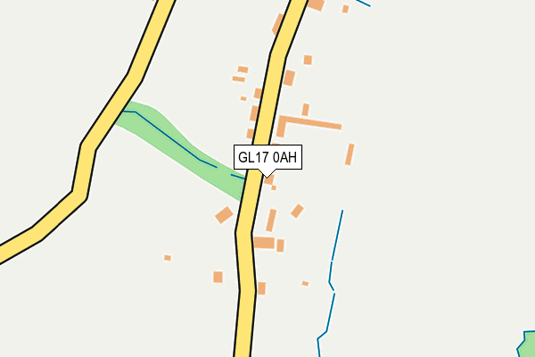 GL17 0AH map - OS OpenMap – Local (Ordnance Survey)