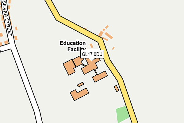 GL17 0DU map - OS OpenMap – Local (Ordnance Survey)