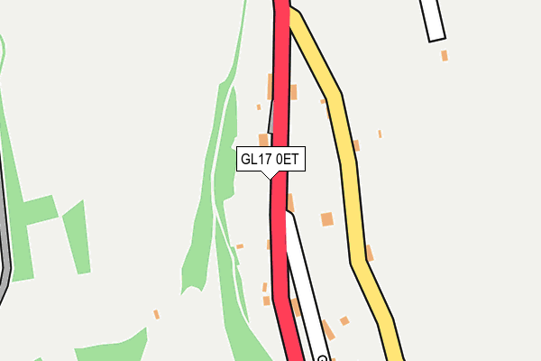 GL17 0ET map - OS OpenMap – Local (Ordnance Survey)