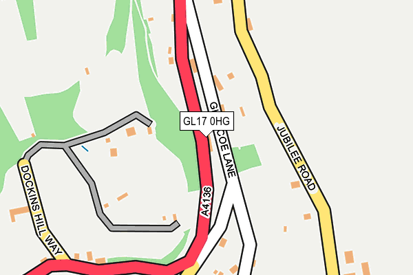 GL17 0HG map - OS OpenMap – Local (Ordnance Survey)