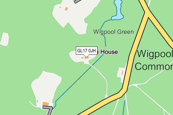 GL17 0JH map - OS OpenMap – Local (Ordnance Survey)