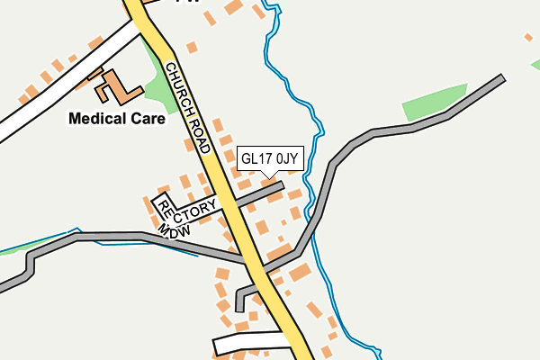 GL17 0JY map - OS OpenMap – Local (Ordnance Survey)
