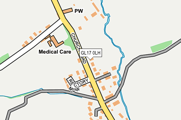 GL17 0LH map - OS OpenMap – Local (Ordnance Survey)