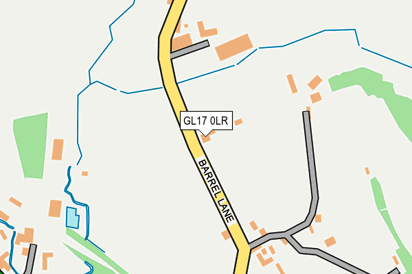 GL17 0LR map - OS OpenMap – Local (Ordnance Survey)