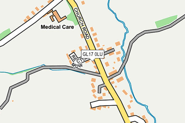 GL17 0LU map - OS OpenMap – Local (Ordnance Survey)
