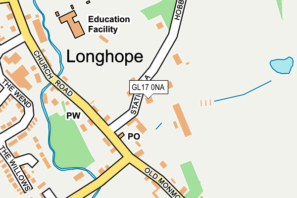 GL17 0NA map - OS OpenMap – Local (Ordnance Survey)