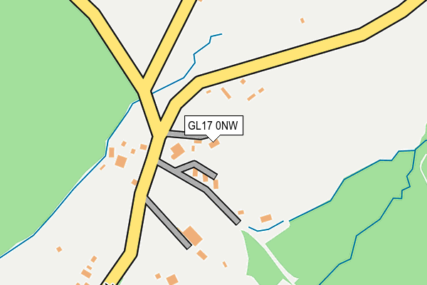 GL17 0NW map - OS OpenMap – Local (Ordnance Survey)