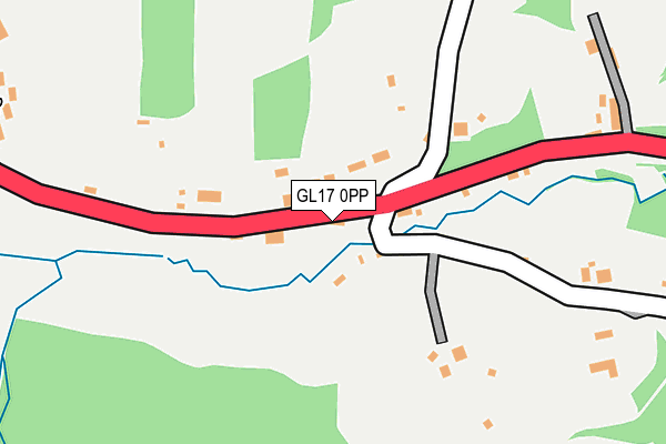 GL17 0PP map - OS OpenMap – Local (Ordnance Survey)