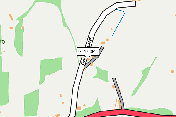 GL17 0PT map - OS OpenMap – Local (Ordnance Survey)