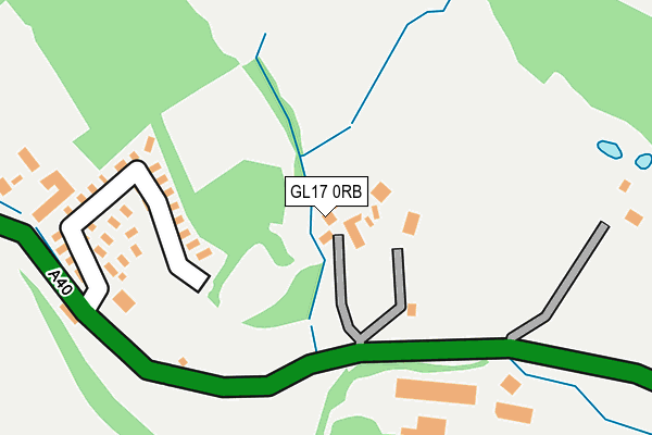 GL17 0RB map - OS OpenMap – Local (Ordnance Survey)