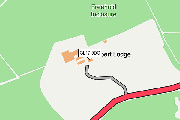 GL17 9DG map - OS OpenMap – Local (Ordnance Survey)