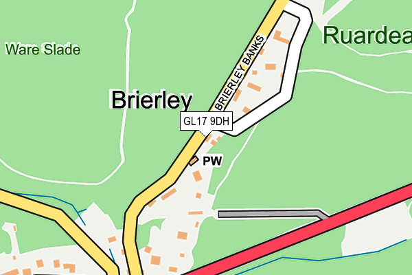 GL17 9DH map - OS OpenMap – Local (Ordnance Survey)